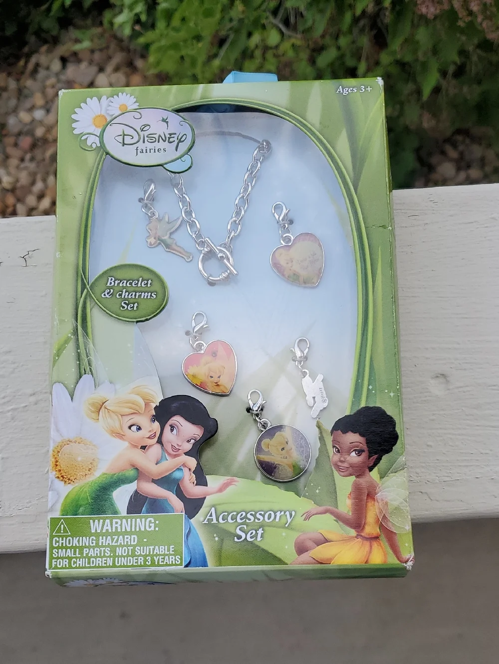 Disney Fairies Tinker Bell Charm Bracelet Set - Green